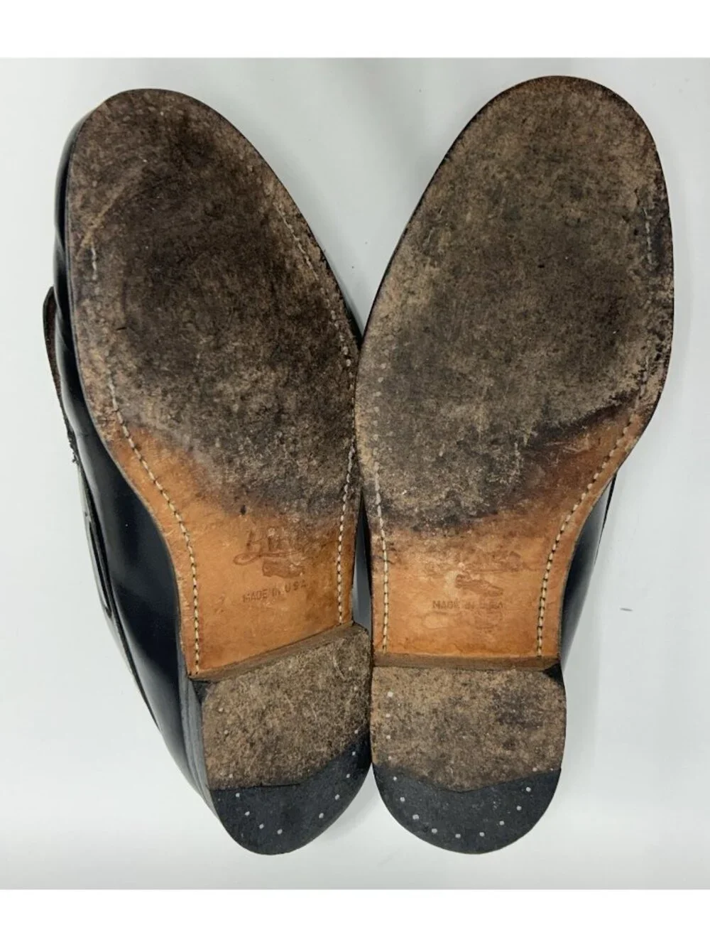 G.H. Bass Weejuns Tassel Loafers Men’s Sz 11.5 D Black Leather Kiltie Fringe USA